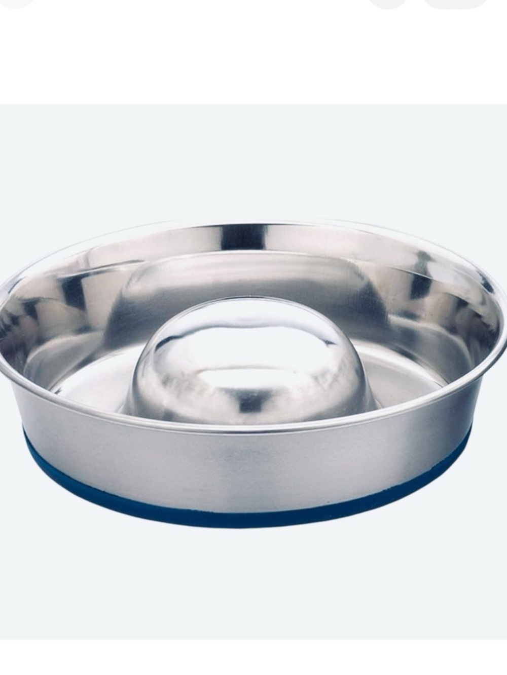 HARMONY Stainless Steel Dog Slow Feeder Bowl - 3.5 Cup / 28 fl oz NWT
